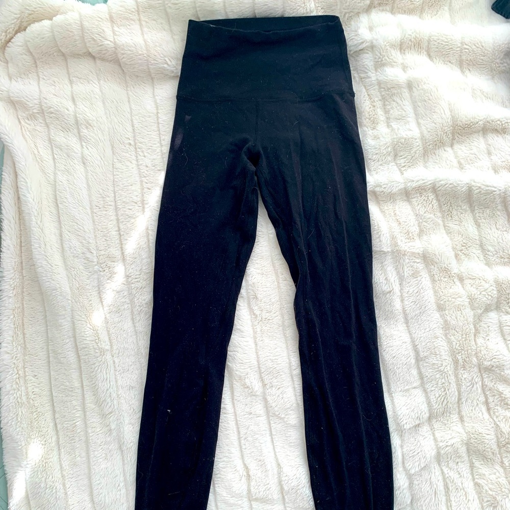 Worn lulu lemon black seamless leggings
